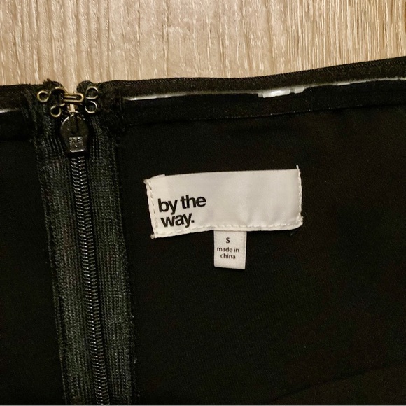 by the way x Revolve Aubrey Black Off-Shoulder Jumpsuit with Flared Legs - Picture 4 of 9